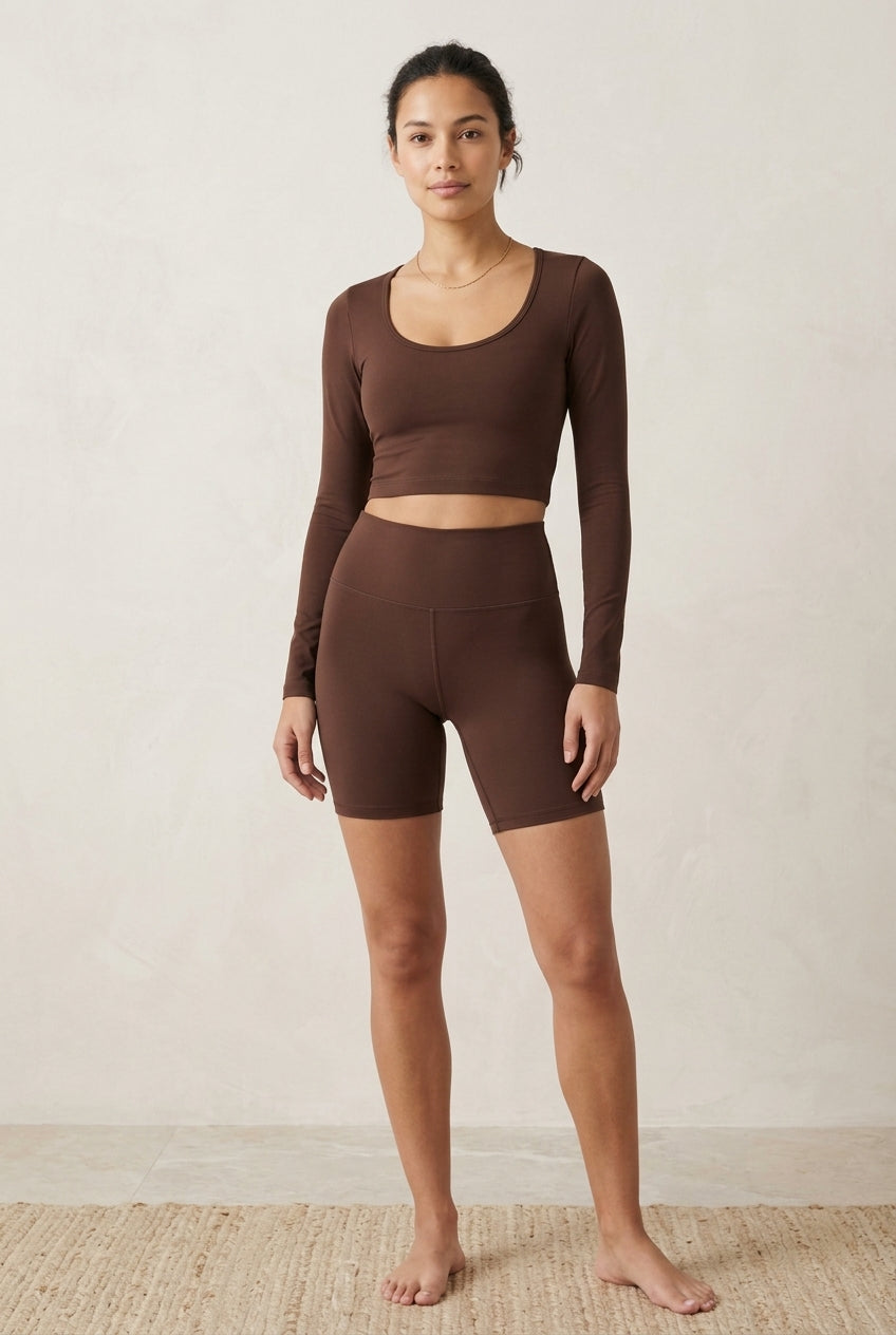 Biker Short Yoga Set