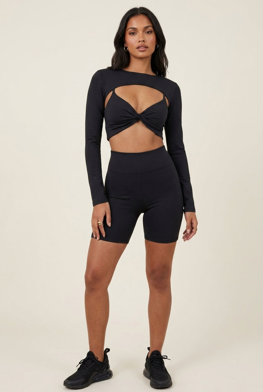 Cut Out Bolero Set