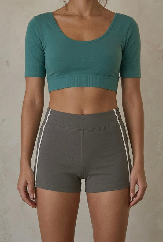 Charcoal Gray Athletic Shorts