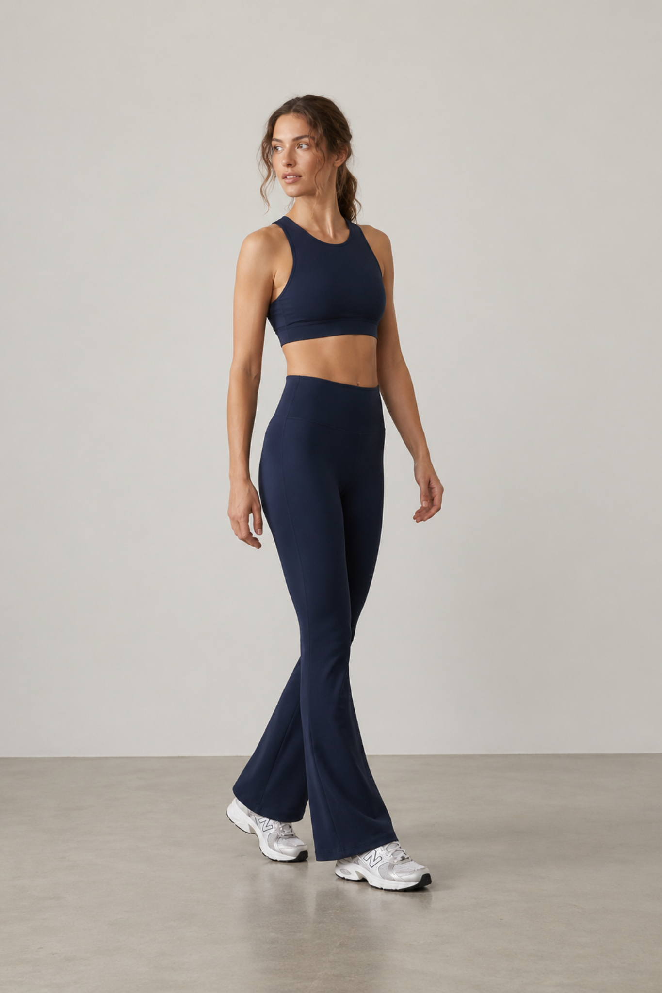 Flare Legging & Crop Top Set